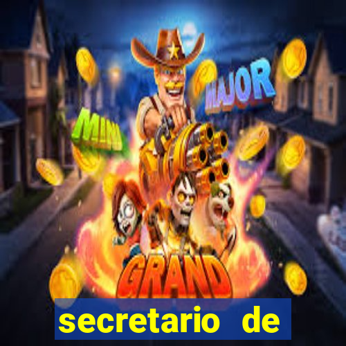 secretario de esporte salario